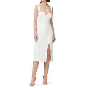 Finders Keepers Luna Front Slit Sheath Dress